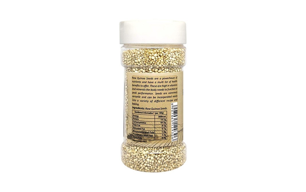 Puramio Raw Quinoa Seeds    Plastic Bottle  125 grams